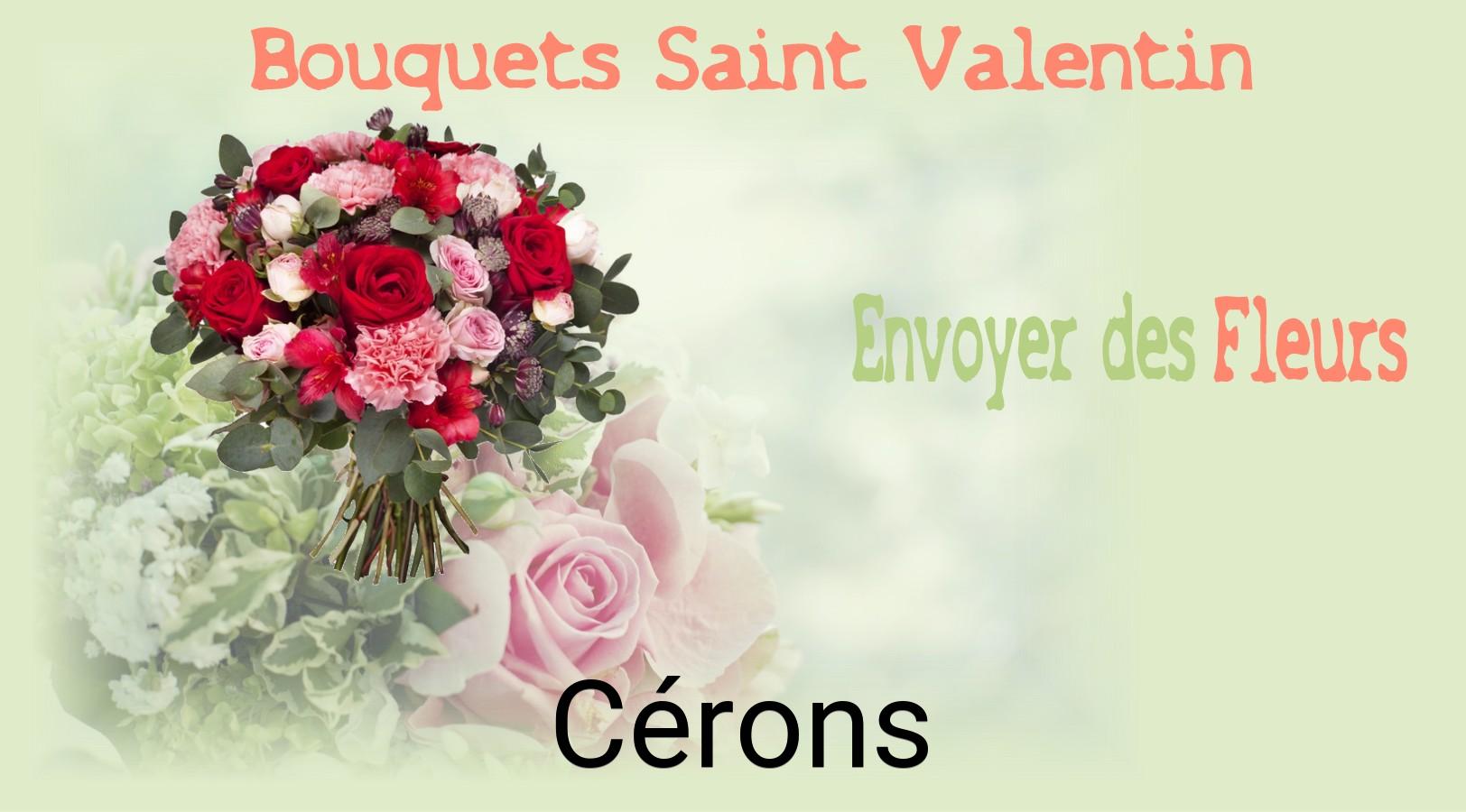 Roses de Saint-Valentin livrées à Cérons